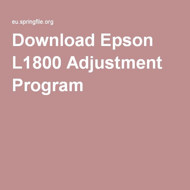 l1800 adjustment program
